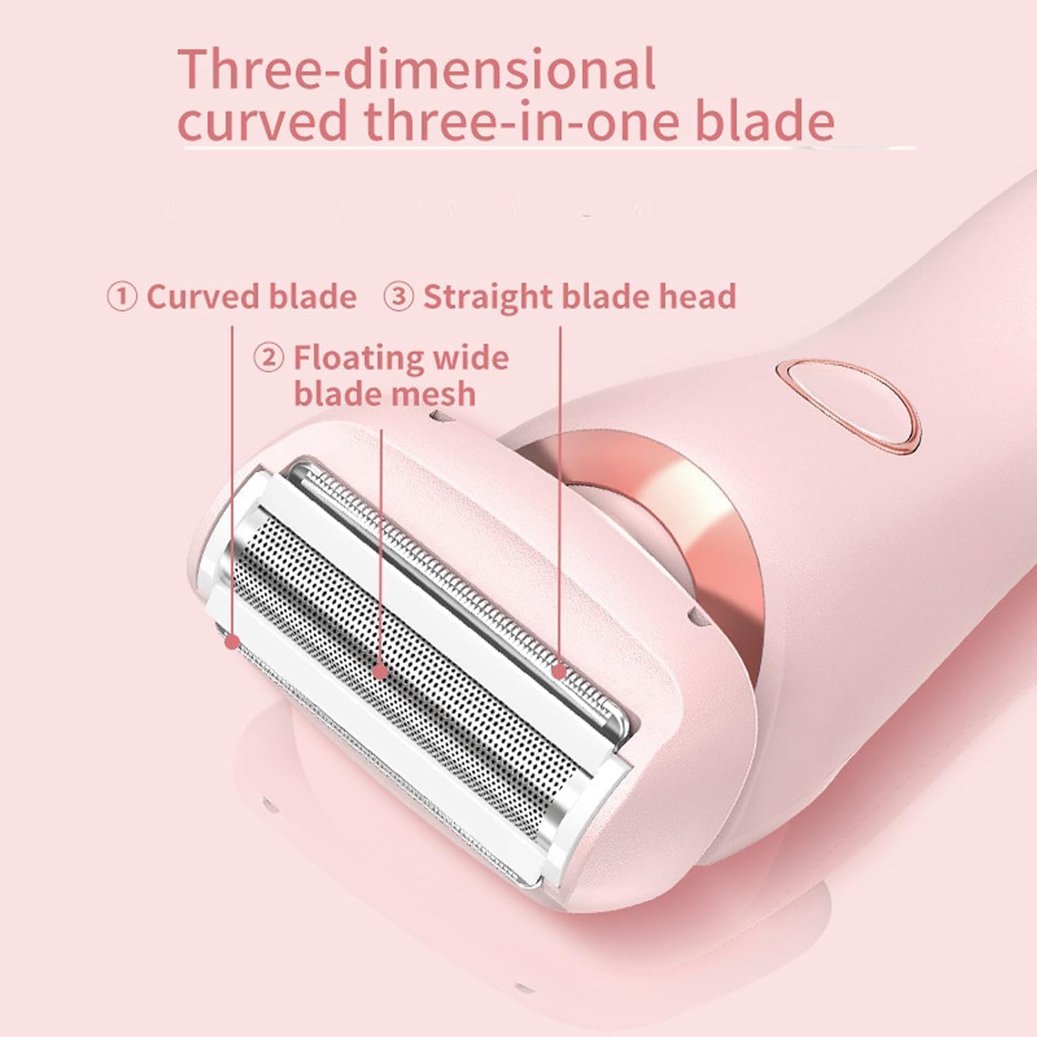 2-in-1 Women'S Electric Trimmer & Razor - Bikini-Specific, Wet/Dry Use, Rechargeable, Fits Body, Arms, Legs & Underarms, Comfortable Grip, USB Charging, Battery, Ergonomic Design for Smooth Shaving, Personal Care Device, Sleek Grooming Tool, Versatile